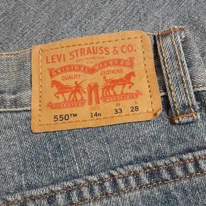NWOT 33X28 Levis 550 Jeans Boys 14 Husky